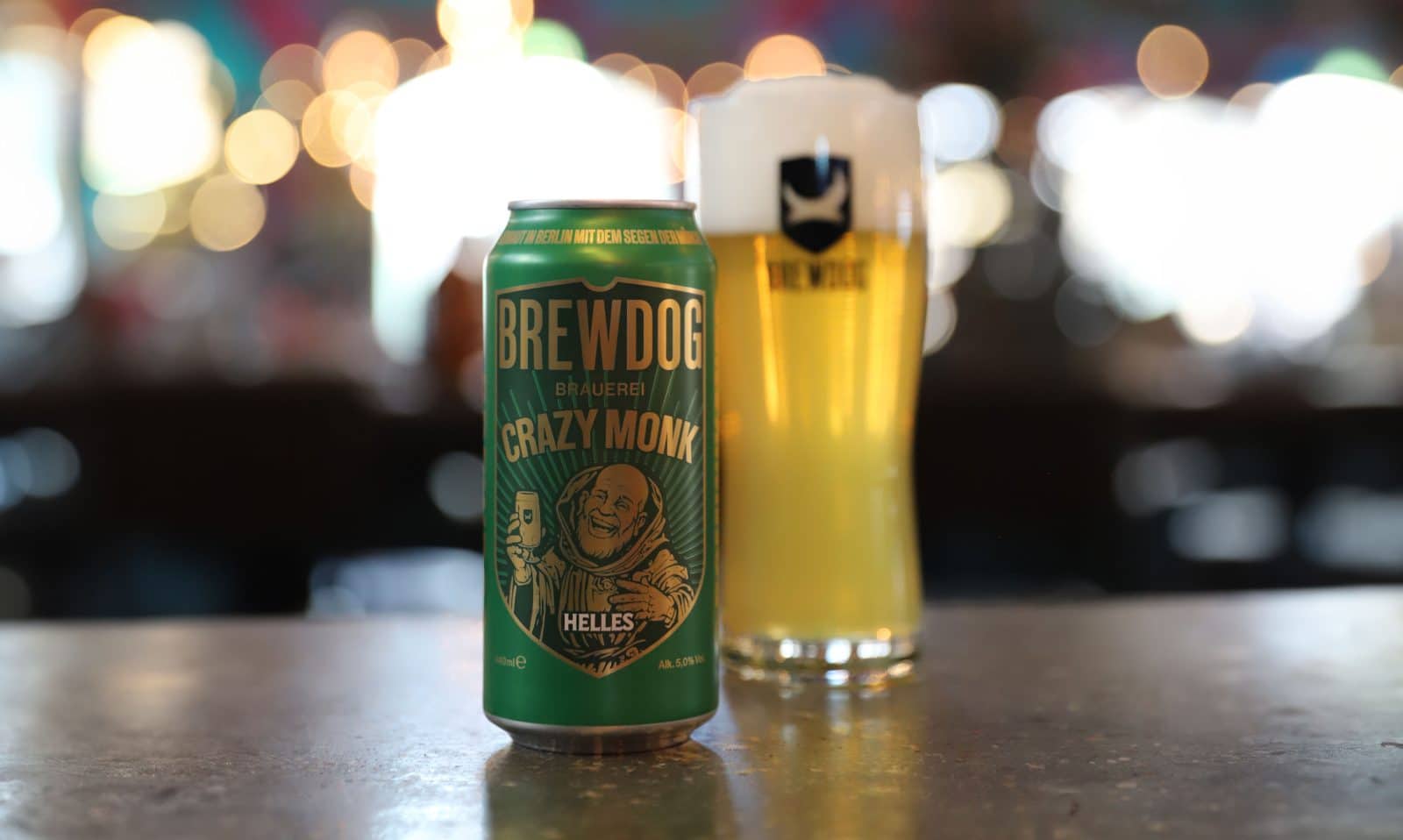 Das Hellbier Crazy Monk ist ein Must-Have im Getränke Sortiment.