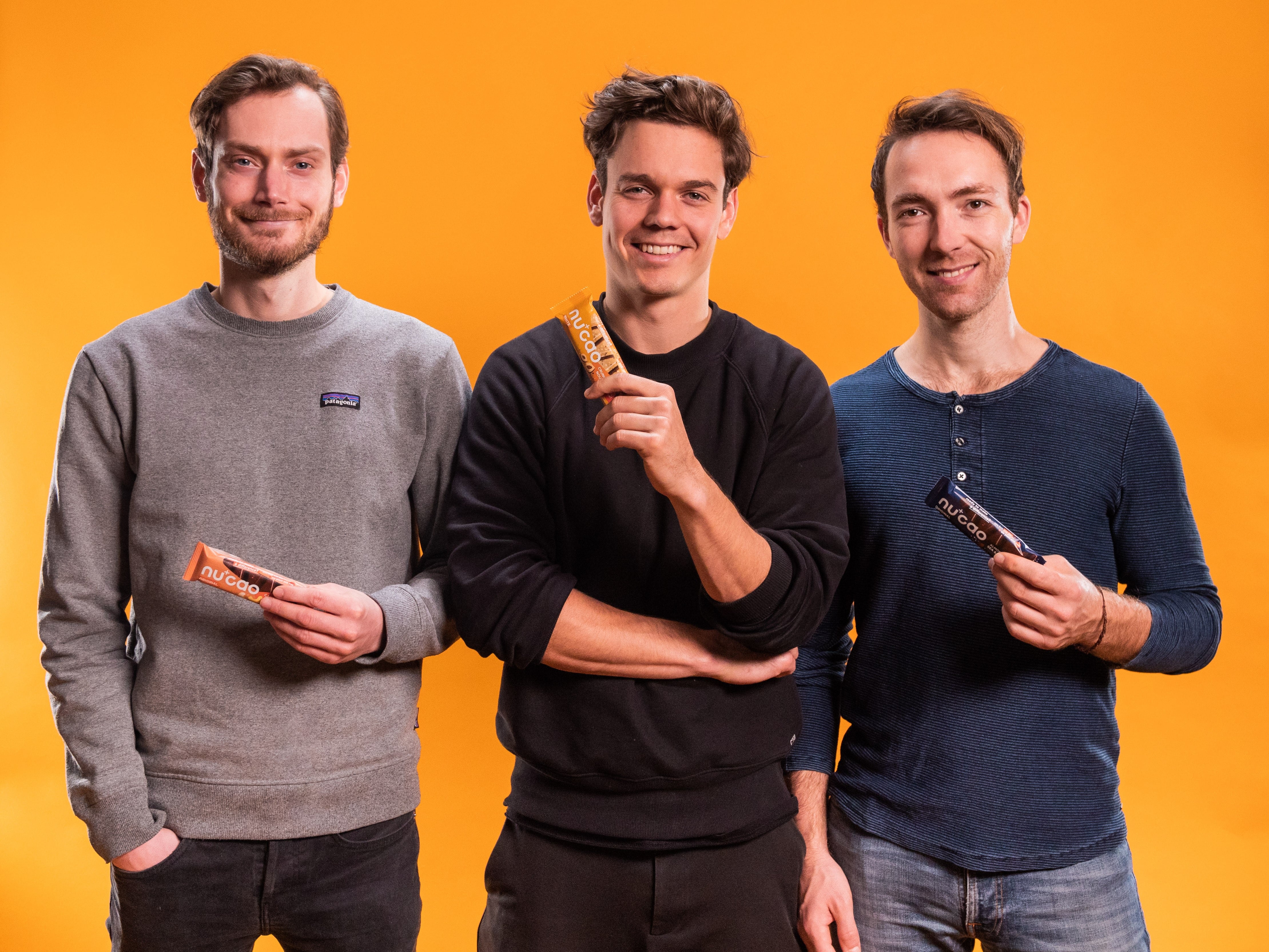 Das Nucao Gründerteam Das Nucao Gründerteam vlnr: Thomas Stoffels, Christian Fenner und Mathias Tholey