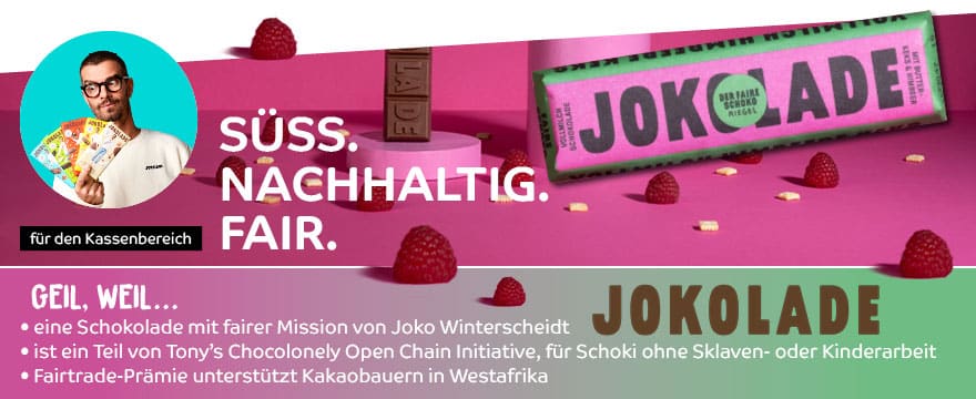 Jokolade ist im Lekkerland Webshop erhältlich.