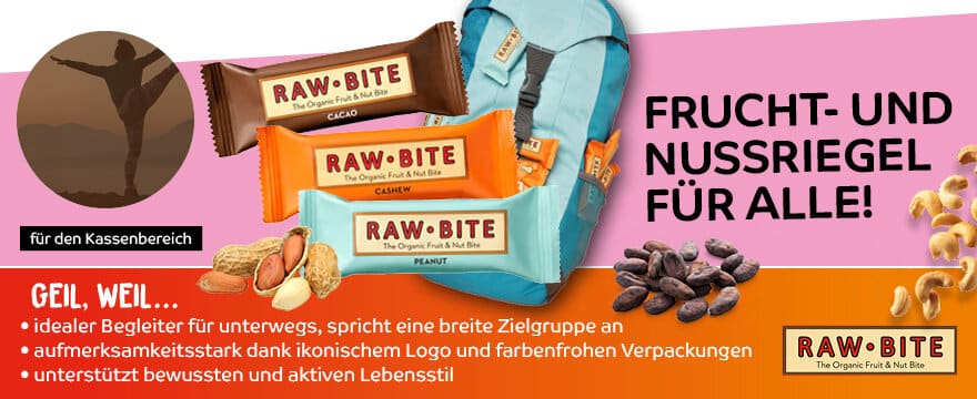 Raw Bite Riegel im Webshop kaufen.