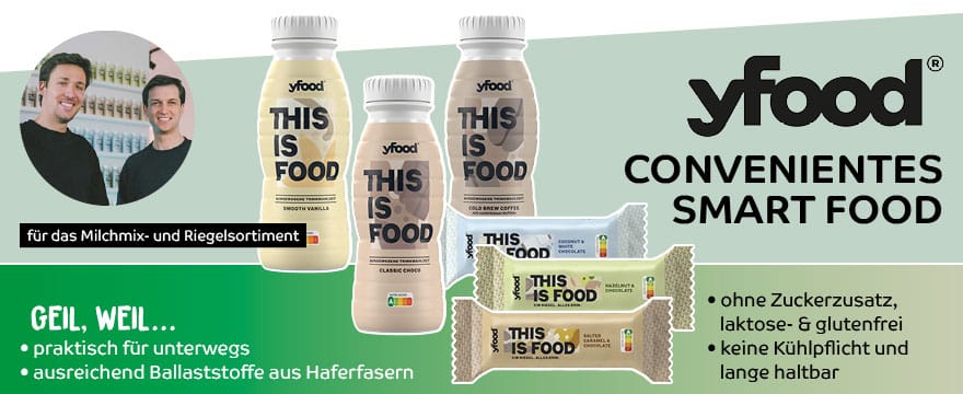 yfood Trinkmahlzeiten und Snacks sind im Lekkerland Webshop erhältlich-
