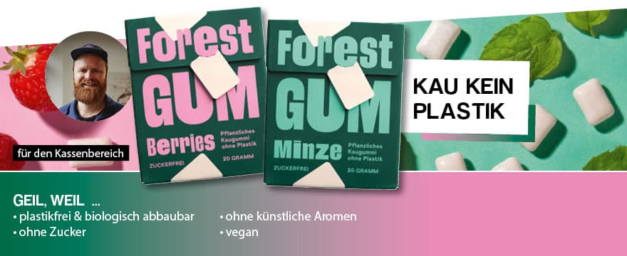 Newcomer fürs Kaugummiregal - Forest Gum