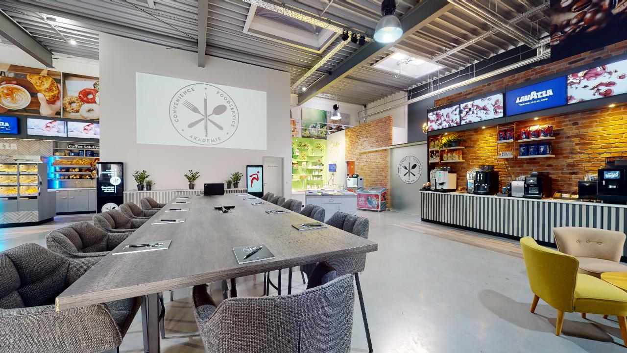 Schulungsbereich der Lekkerland Convenience Foodservice Akademie