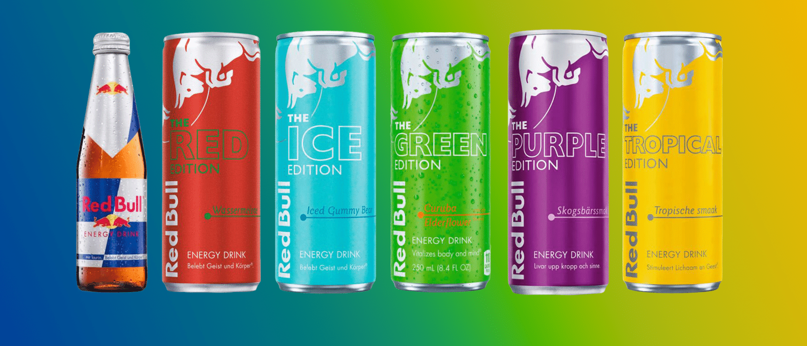 Red Bull Importartikel: Diese 6 Sorten sind besonders gefragt
