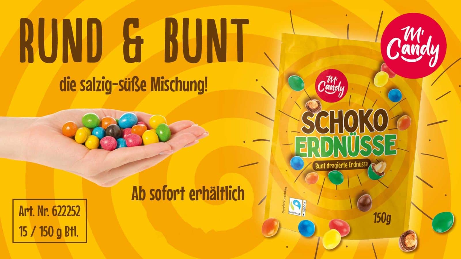 Schoko Erdnüsse von M'Candy