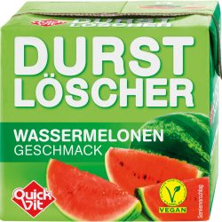 Einer der beliebtesten Durstlöscher: Durstlöscher mit Wassermelonen Geschmack