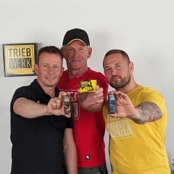 Triebwerk_Gruender Gemeinsam mit Experten haben die Firmengründer Achim Moosberger und Kyle Piwowarczyk Triebwerk Energy entwickelt.