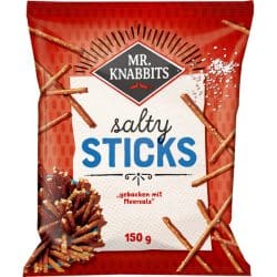 preiswerte Eigenmarken Mr. Knabbits Salty Sticks